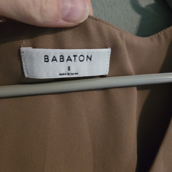 Babaton Aritzia Randy Blouse Mauve - Picture 3 of 4